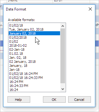 Date Format In Forms How do I format a date?