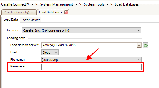 How do I load databases?