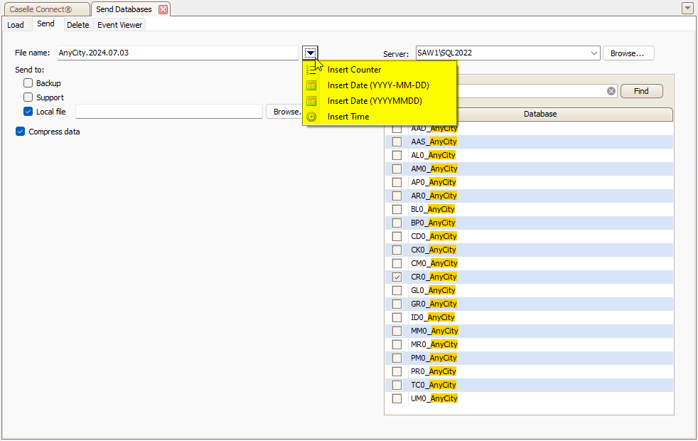 How do I add date, time, or counter to file name? (2024.08)