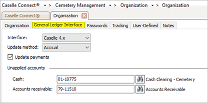 How do I set up my General Ledger interface?
