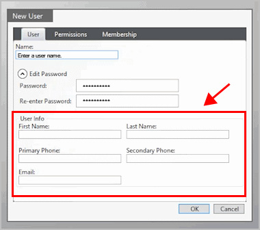 How do I set up my user name and password?