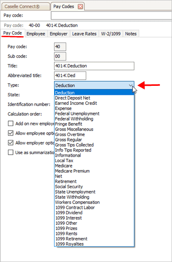 Pay Code Message What is a pay code type?
