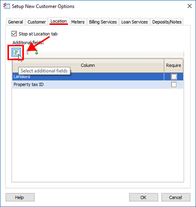 How do I add additional fields to the Setup New Customers form?